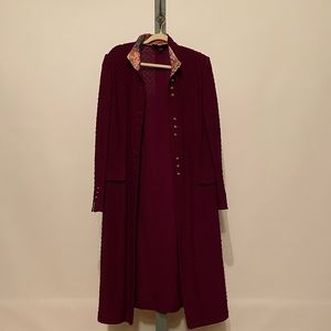 St. John Collection duster jacket size 14 GUC